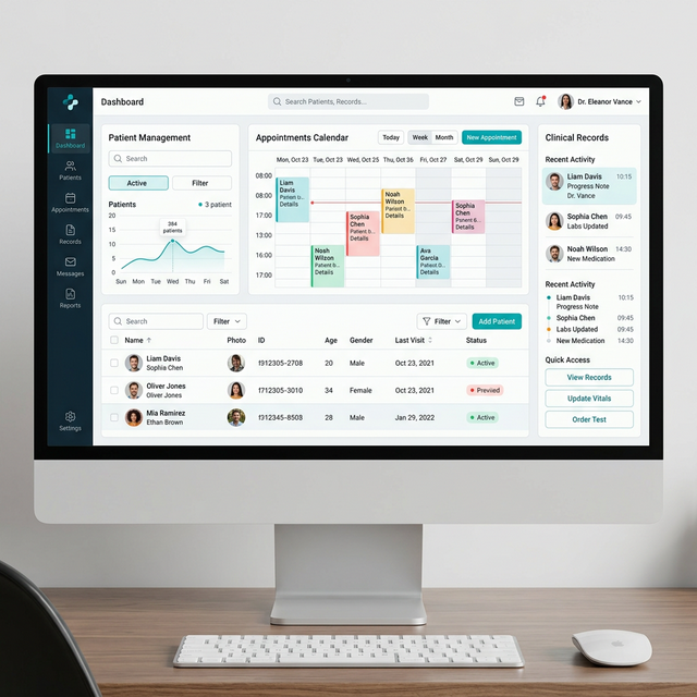 Gentoo Dashboard — Gestión de pacientes y citas